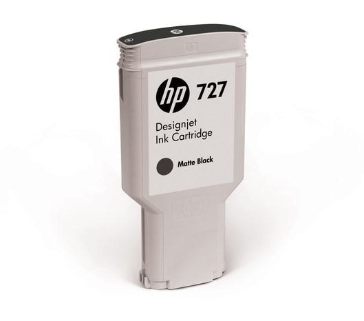 HP 727 Tintenpatrone matt schwarz 300ml - C1Q12A