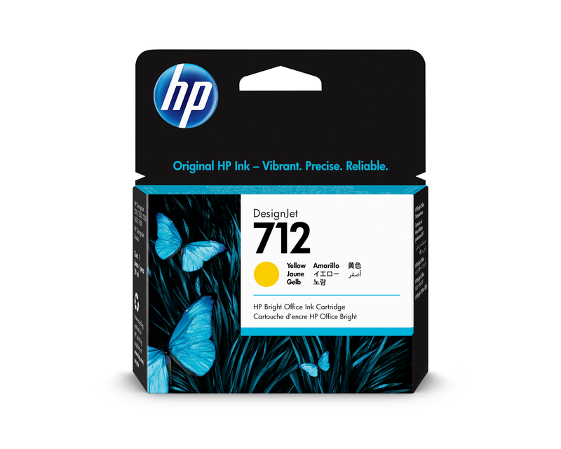 HP 712 Tintenpatrone gelb 29ml - 3ED69A
