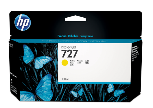 HP 727 Tintenpatrone gelb 130ml - B3P21A