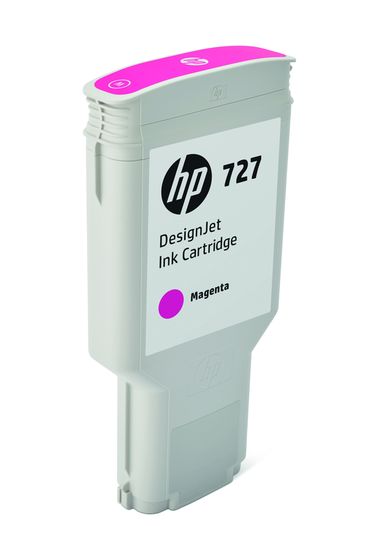 HP 727 Tintenpatrone magenta 300ml - F9J77A