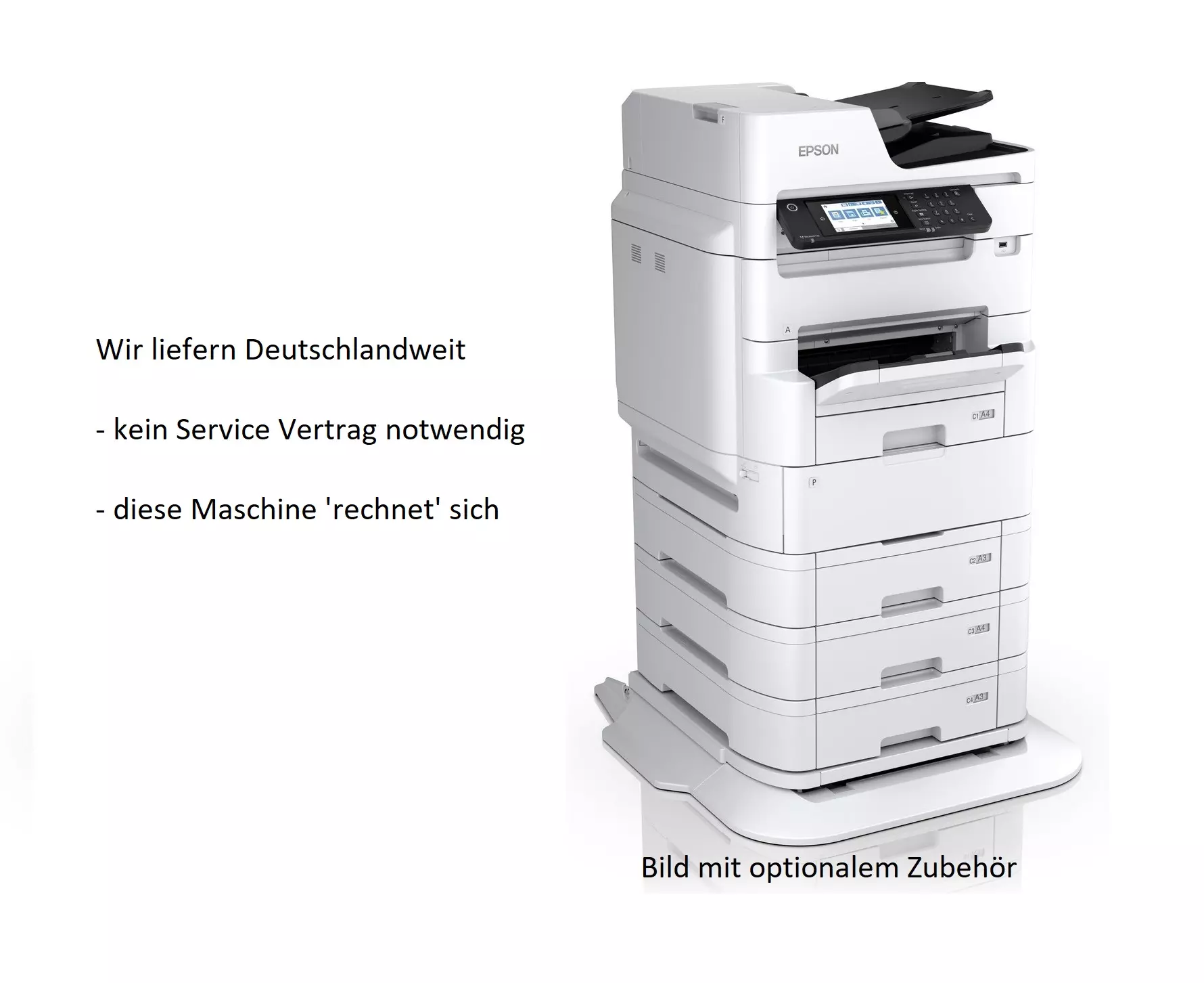 EPSON Workforce PRO WF-C878RDWF A3 Kopierer - Multifunktionsdrucker