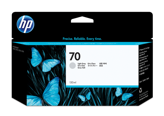 HP 70 Tintenpatrone hellgrau 130ml - C9451A