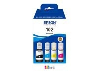 Epson 102 Multipack - 4er-Pack - Schwarz, Gelb, Cyan, Magenta - original - Tintenpatrone