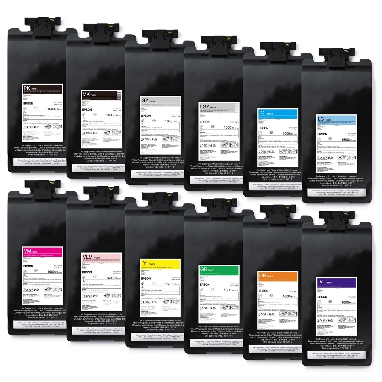 EPSON Tinte gelb 1600ml SureColor SC-P20500
