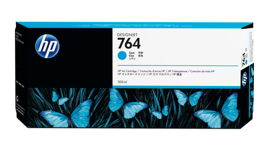 HP Tintenpatrone 764 Cyan 300ml