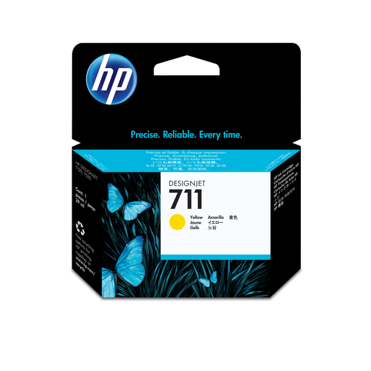 HP 711 Tintenpatrone gelb 29ml - CZ132A