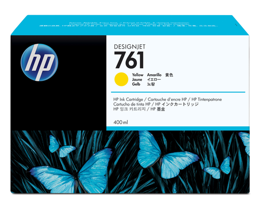 HP 761 Tintenpatrone gelb 400ml - CM992A