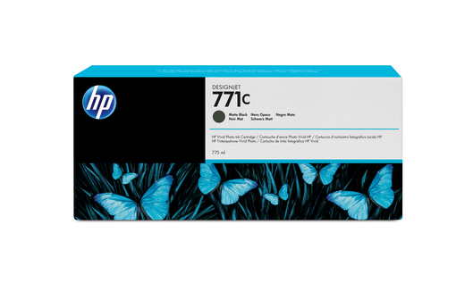 HP Tintenpatrone 771C matt schwarz 775ml