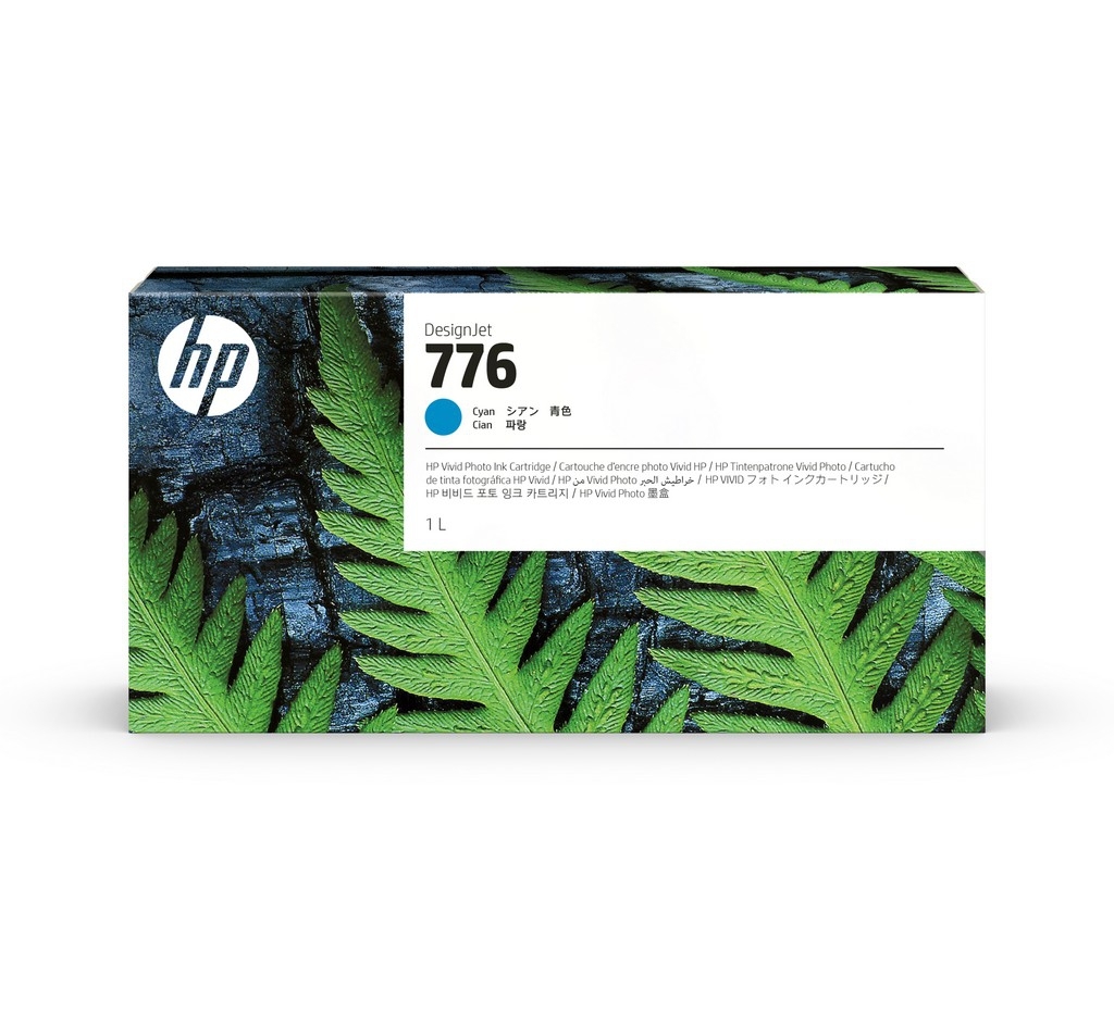 HP 776 Cyan Druckerpatrone, 1 Liter