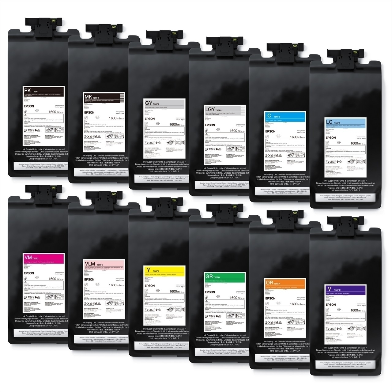 EPSON Tinte mattschwarz 1600ml SureColor SC-P20500
