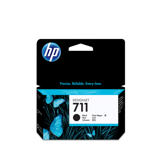 HP 711 Tintenpatrone schwarz 38ml - CZ129A