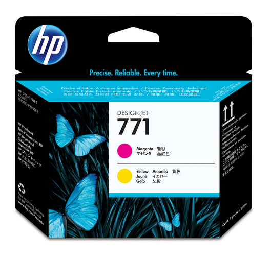 HP Druckkopf 771 magenta + gelb