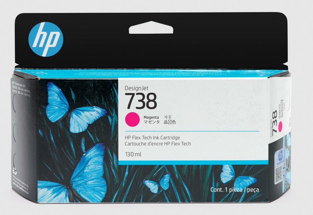 HP 738 130ml Tintenpatrone  Magenta
