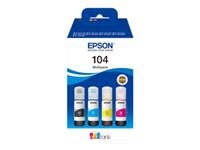 Epson EcoTank 104 - 4er-Pack - Schwarz, Gelb, Cyan, Magenta - original - Nachfülltinte