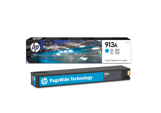 HP 913 cyan PageWidePatrone - F6T77AE