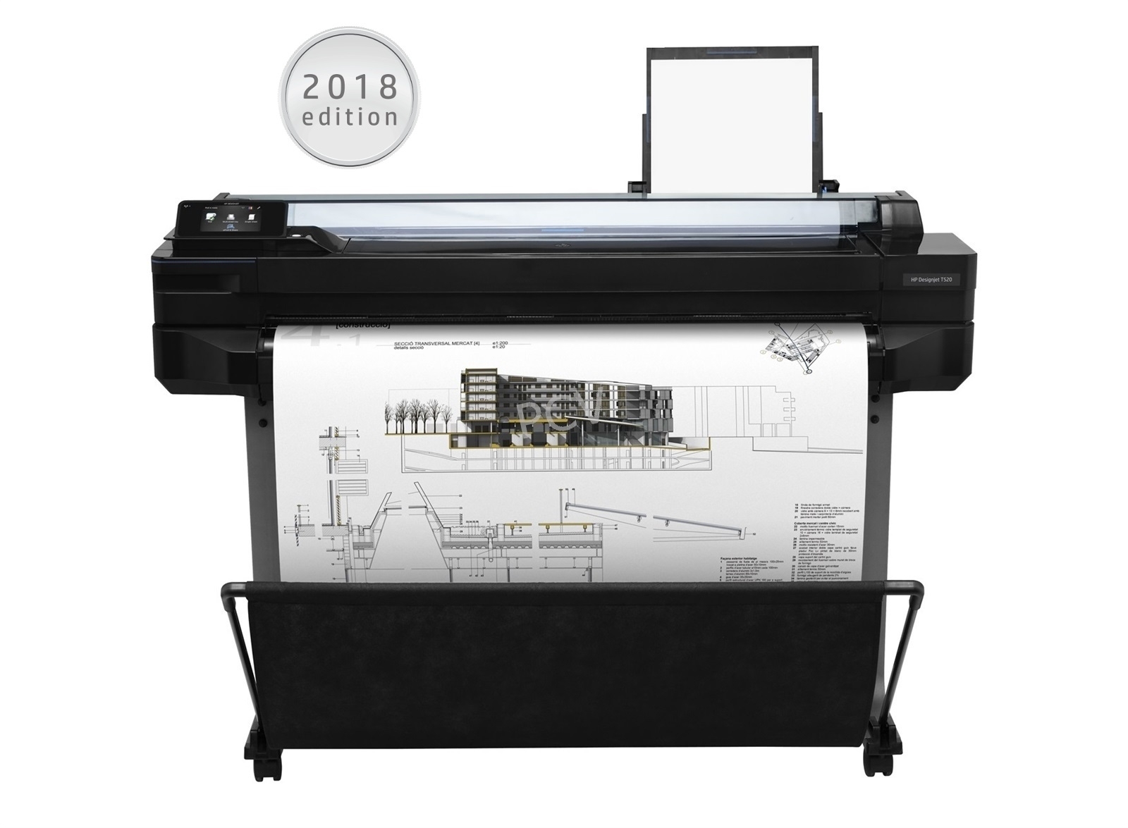 HP DesignJet T520, max. Druckbreite 91,4 cm