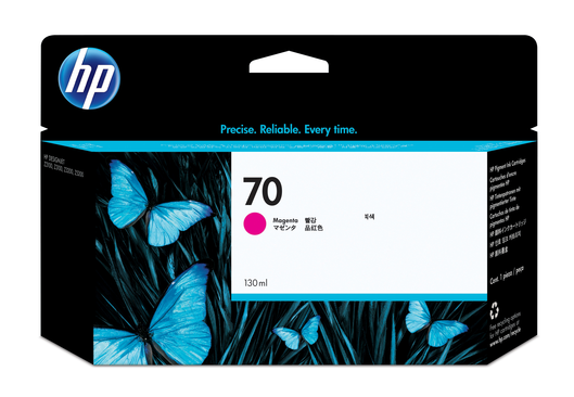 HP 70 Tintenpatrone magenta 130ml - C9453A