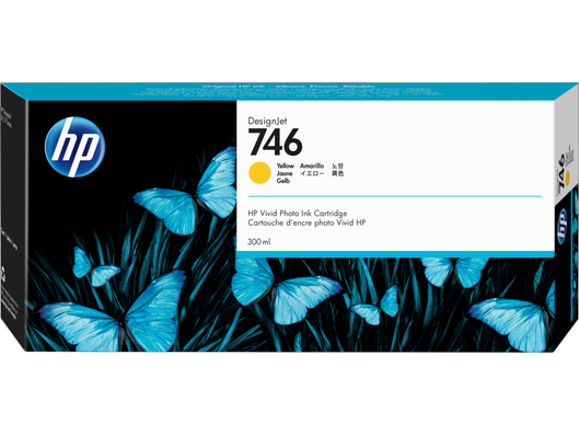 HP 746 Tintenpatrone gelb 300ml - P2V79A