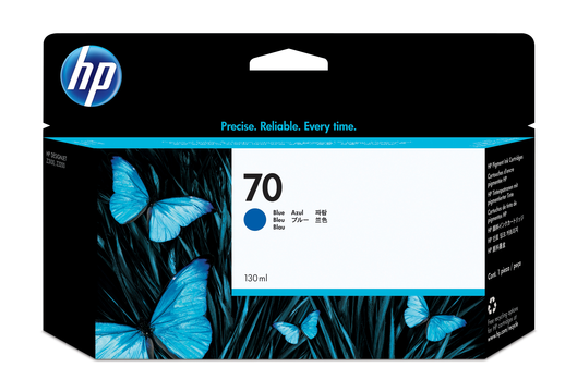 HP 70 Tintenpatrone blau 130ml - C9458A