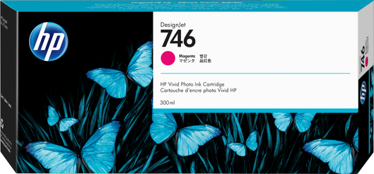 HP 746 Tintenpatrone magenta 300ml - P2V78A