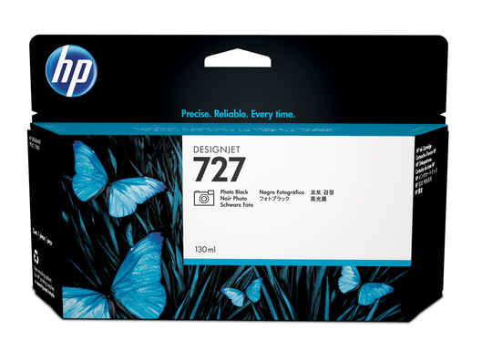 HP 727 Tintenpatrone foto schwarz 130ml - B3P23A